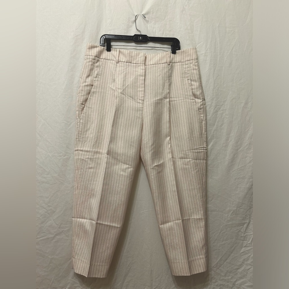 NWT Reiss Off-White Pinstripe Dress Pants